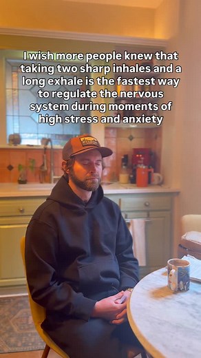 482K views · 5.3K reactions | Research conducted by @hubermanlab at Stanford University demonstrates that the “physiological sigh” can significantly impact the regulation of the nervous system during moments of high stress and anxiety. FOLLOW to be well! #mentalhealthsupport #mentalhealth | Moore Wellness | Facebook