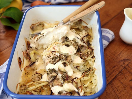 Queue de lotte au beurre blanc