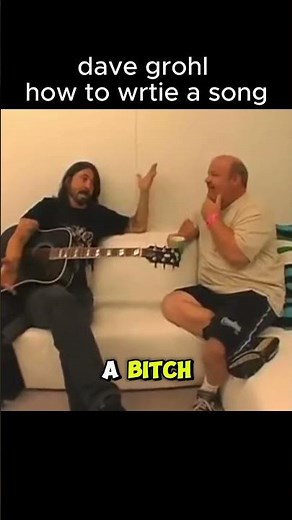 Dave Grohl, how to write a song