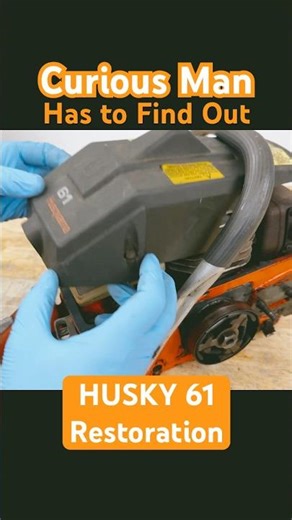42 Year Old Chainsaw Restoration #restoration #chainsaw Husky 61 Pro Restoration