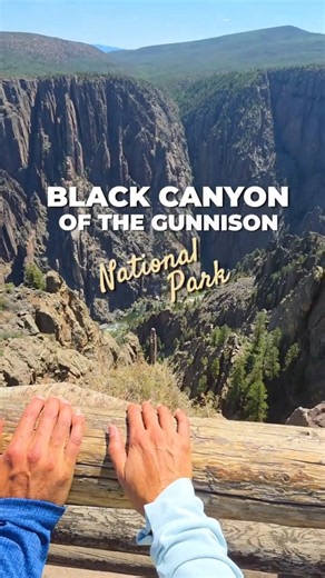 The Deepest Canyon in North America Will Shock You! #shorts #colorado #nationalpark