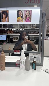 Silk Press for 4C Hair: How I Turned a Dry Twistout into Silky Hair