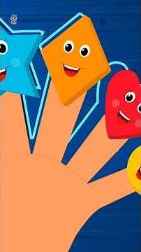 Finger Family Shapes Song, Learn Shapes #nurseryrhymes #kidssongs