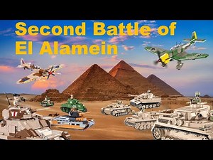 LEGO COBI WW2 The Second Battle of El Alamein FULL ANIMATION