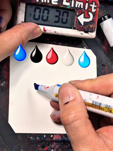 Drawing Huggy Wuggy in 30 Seconds