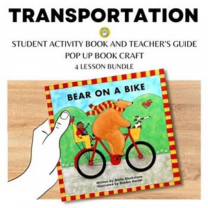 Bear on a Bike Transportation Activity Book and Lesson Plans