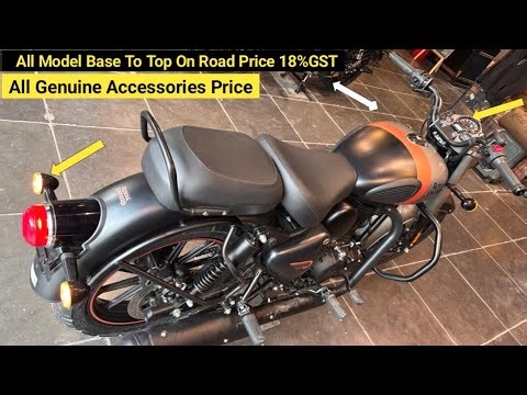 2026 Royal Enfield Classic 350 Gun Metal Grey Details Review | On Road Price All Accessories feature