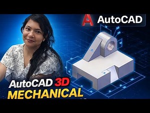 AutoCAD 3D Mechanical Drawing Tutorial @AutoCADbyNishaMathur