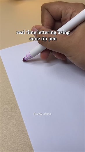 Mearl Elvie on Instagram: "Pretty things take time — just like lettering. Writing slowly creates pretty letters. Follow me as I write the alphabet one letter at a time ✨ #reels"