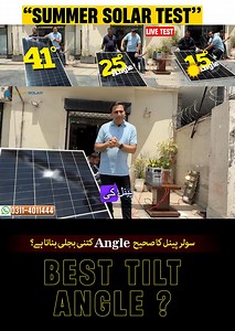 300K views · 2.9K reactions | Best Tilt Angle for Solar Panels in...
