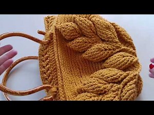 Crochet leaf Bag Tutorial Part 1