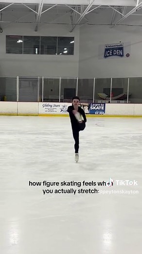 Figure Skater's Daily Stretching Routine