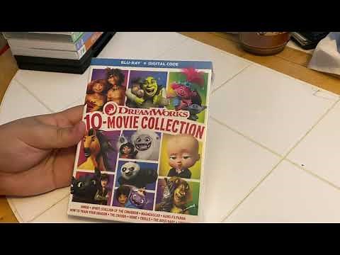 DreamWorks 10-Movie Collection Blu-ray Unboxing