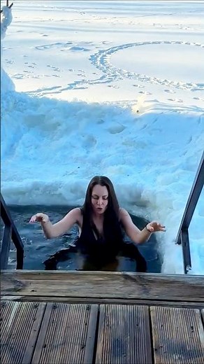 part559#Cold#Water🧊👙Test at−10°C🧊Can SheHandle It#Ice😱Bath #ChallengeNoScreaming❄️FromWarm to#Frozen
