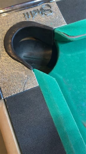 Randall on Instagram: "Putting new felt on my pool tables today. Starts with cutting. #arcaderepair #pooltablerefelting"