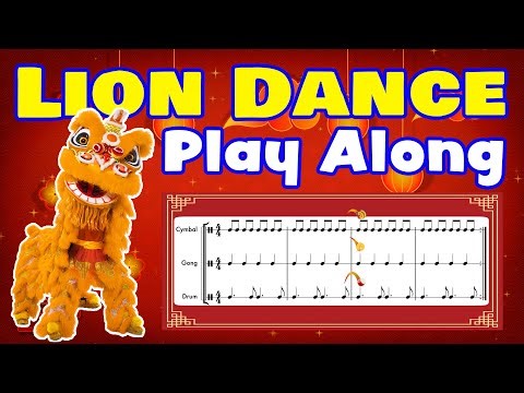 Chinese Lunar New Year | Lion Dance Percussion Play Along
