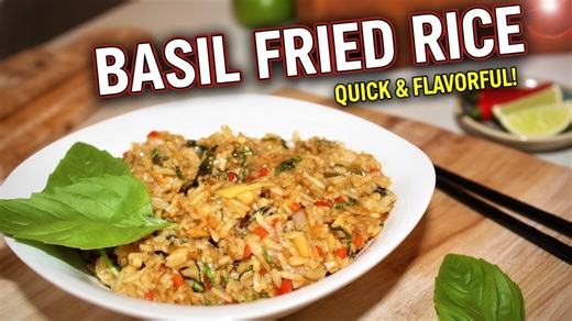 Easy basil fried rice: A simple and aromatic dish