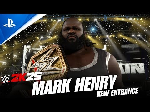 WWE 2K25 Mark Henry New CHAMPIONSHIP Entrance | WWE2K25 Attitude Era DLC Pack!
