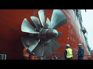 This is How Large Ship Building and How giant ship propellers are manufactured.
