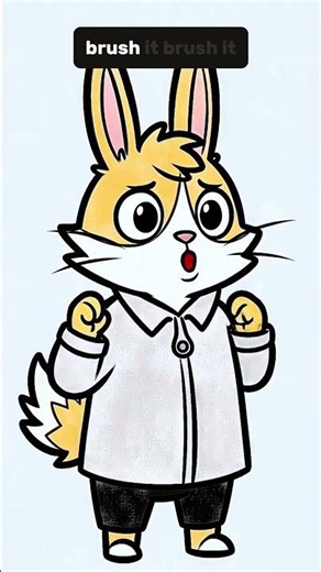 The Dancing Toothbrush 🪥🎶 | Funny Hand-Drawn Short Animation by FluffyFrame