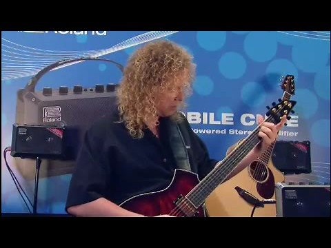 Roland MOBILE CUBE the All-Purpose Portable Amp at NAMM