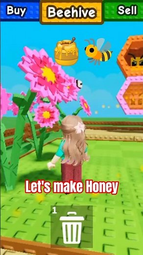 Build a Beehive🍯🐝 #robloxgames #buildabeehive #roblox