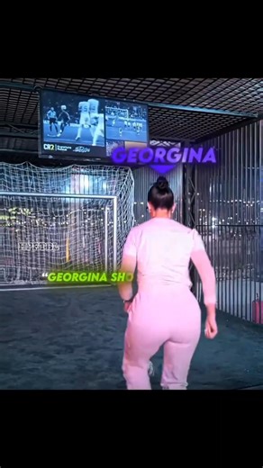 Ronaldo vs Ronaldo Jr vs Georgina Shooting 🤯🥶 | #shorts #football #ronaldo #cr7 #goals #moments |