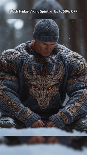 🔥 Black Friday Power Drop ⚔️❄️ Unleash your Viking strength — now at unbeatable prices. This plush hoodie combines Celtic muscle-line art and tribal jacquard details, inspired by fearless Norse warriors. Warm. Bold. Legendary. Conquer the winter — and the sale. 🖤 Up to 50% OFF — Black Friday Exclusive! #BlackFriday #VikingStyle #Dravoks #MensHoodie #CelticArt #NordicFashion #WinterStreetwear #TribalDesign #PlushHoodie #VikingWarrior #DravoksStyle #BoldLook #MenFashion #UrbanOutfit | Dravoks