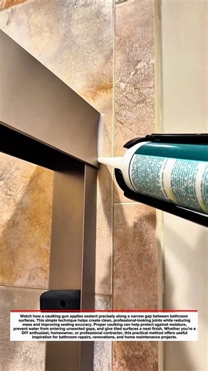 Smart Caulking Makes Sealing Easier #DIY #HomeImprovement #Construction