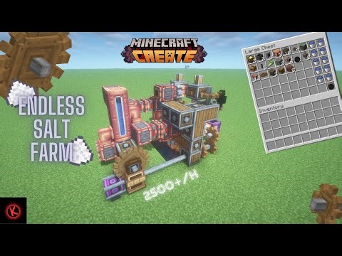 Minecraft Create: Endless Salt Farm Tutorial | 1.20.1