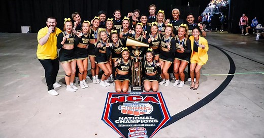 Shockers cheer team wins national championship at NCA/NDA Nationals