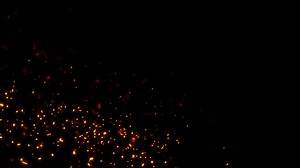 Animation loop flow up glow orange red fire particles