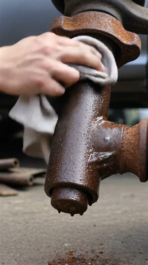 This Metal Cleanup Is So Satisfying #satisfying