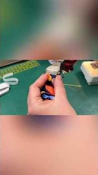 DIY Scrunchie Key Fob: Easy Tutorial for Beginners! #shorts