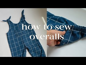 How To Sew These Simple Overalls For Children | The Rhodes Overalls