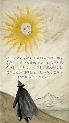 イソップ物語 北風と太陽