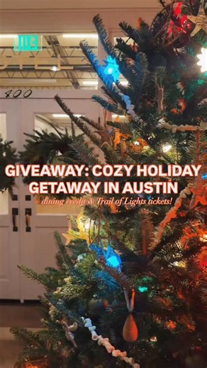 AUSTINITES101 on Instagram: "WIN A COZY TWO-NIGHT HOLIDAY GETAWAY WITH YOUR FAMILY OR FRIENDS IN AUSTIN AT THE CARPENTER HOTEL, PLUS A $200 DINING CREDIT & TRAIL OF LIGHTS TICKETS ✨ We love a holiday getaway & are already planning our annual traditions, like a cozy stay at the @carpenterhotel, and wanted to share the festivities with you all! So we teamed up with them to giveaway the escape of your dreams complete with festive fun, delicious dining at @carpentershallatx, and @atxlights magic! TH
