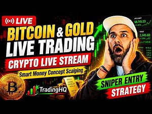 🔴 LIVE Bitcoin & Gold Scalping | Real-Time Trades + Analysis