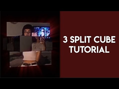 3 split cube tutorial after effects