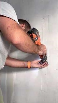 Découper ou faire une saignée facilement dans du placo avec un multifonctions aeg