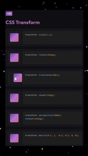 6 CSS Transform свойств, которые прокачают твой UI за 30 секунд