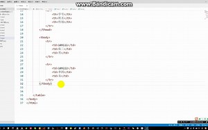 web前端基础html 09如何制作学员信息table表