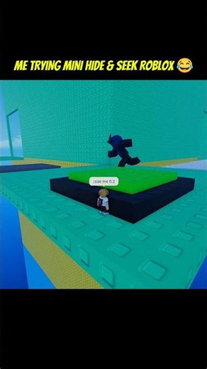 Me Trying Mini Hide and Seek In Roblox 😂 #roblox