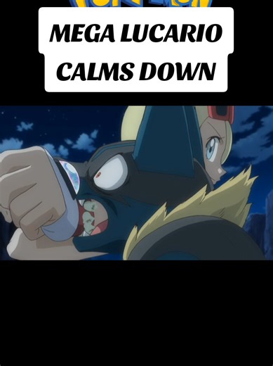 Mega Lucario Calms Down With Korinna's Voice