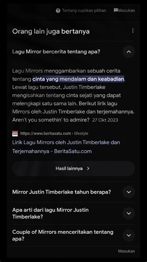 Lagu Mirrors: Menyentuh Hati dan Lirik yang Mendalam