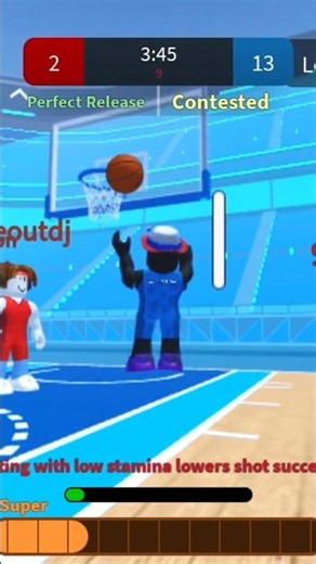HITTING A FADEAWAY OVER ADOT & HIS TEAMMATE #basketball#roblox#gaming#shorts#viral