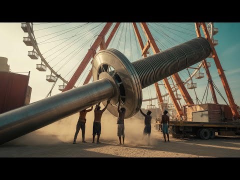 AMAZING! This Giant Ferris Wheel Is Built by Hand