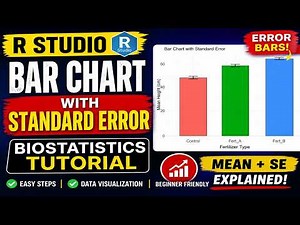 How to Create a Bar Chart with Standard Error (SE) using ggplot2 in R Studio