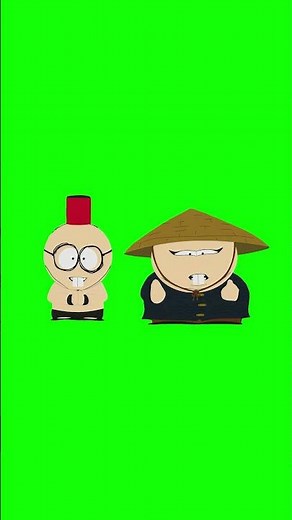 South Park “Chinese People!” meme - Green Screen