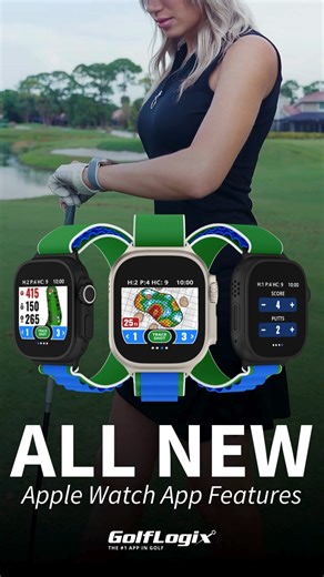 The perfect read, right on your wrist! With our Apple Watch App, you’ll always know the distance to the tee and have a clear approach for each hole—no more guessing. Keep your game on track with this handy tool by your side! #GLX #GolfLogix #AppleWatchApp #GolfAppleWatchApp #GameImprovementApp | GolfLogix
